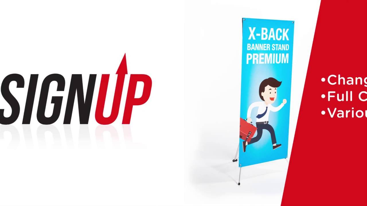 Tension Banner Stand Ad 