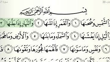 سورة الشمس الشيخ هاني الرفاعي