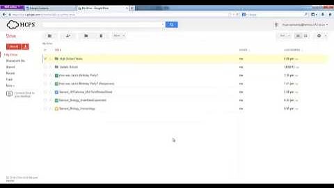 Google Drive Sharing Tutorial Video