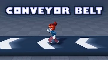 Roblox studio tutorial : How to make a conveyor belt