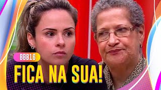 Ana Paula Pressiona Dona Geralda E Elas Discutem Big Brother Brasil 16