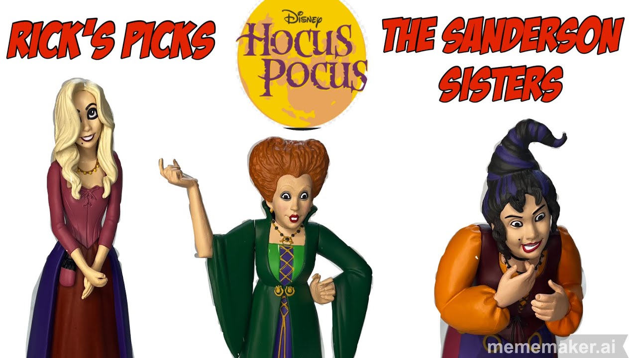 Review of the Sanderson sisters from Hocus Pocus by NECA YouTube