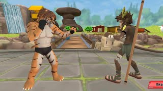 monkey man Fighting Tiger #dishu gaming screenshot 5