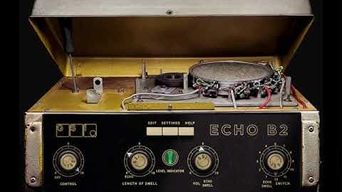 ECHO B2 - A true classic Italian echo machine plugin for iOS | By Guido Scognamiglio