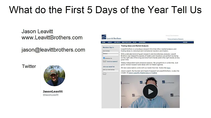 What do the First 5 Days of the Year Tell Us