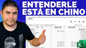 4 opciones para TRADUCIR texto | Caso: Archivo de Excel en Chino