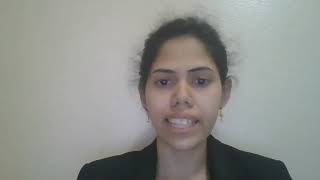 Vijaya Karothi Exec MBA Internship Reflection Video - Sem 6