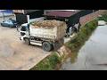 Perfectly Flooded Area Landfilling UP & Cleanup | BulldozerD31PX + Dump Truck Spreading