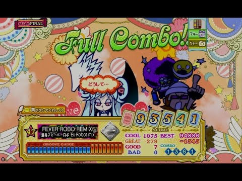[pop'n music] 踊るフィーバーロボ Eu-Robot mix (EX) FULLCOMBO