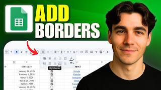 How To Add Borders To Cells In Google Sheets (Tutorial 2026)