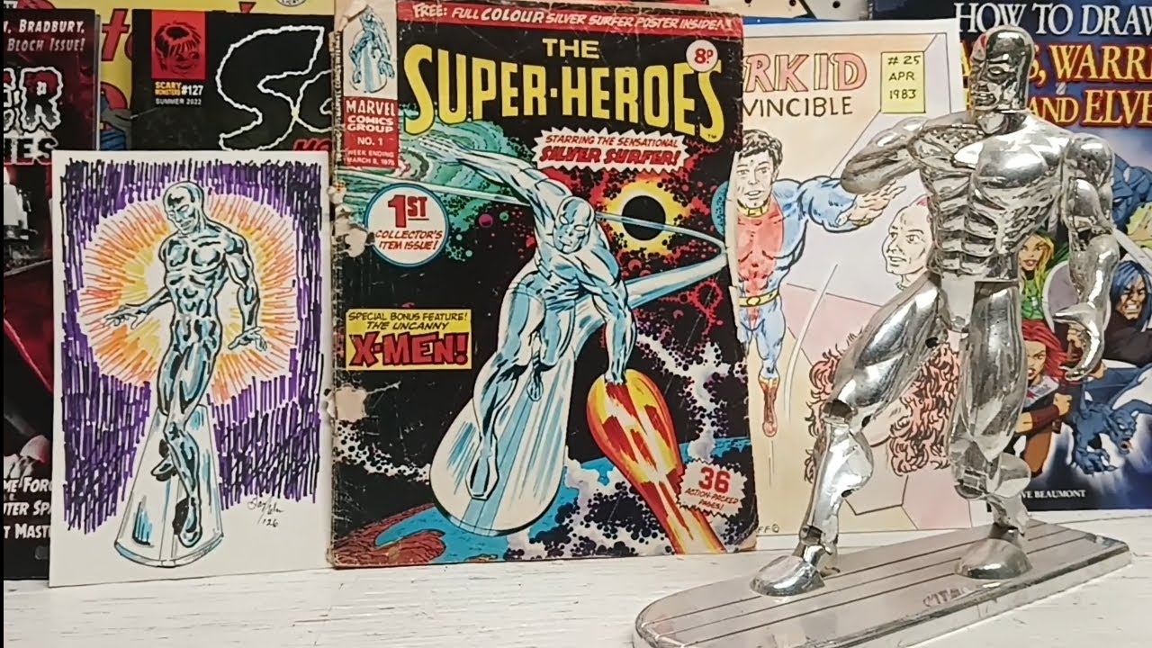 EP 2005 The Superheroes #1, 1975 Marvel UK, Lee, Kirby, Buscema, ' nuff Said!