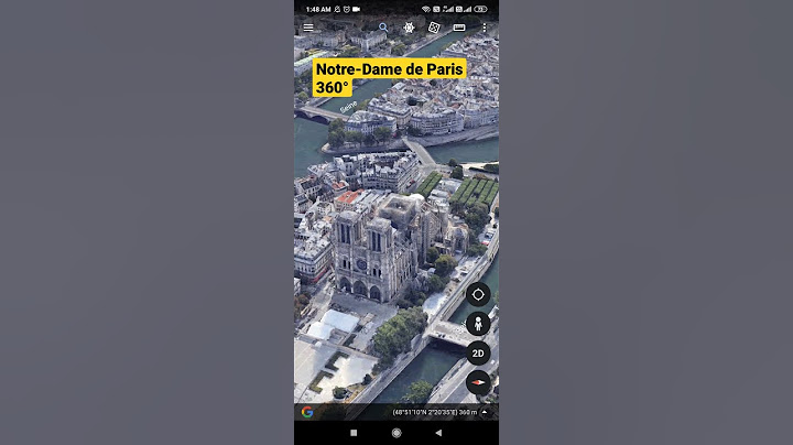 Notre-Dame de Paris ** #Bird View ** #360 Maps **
