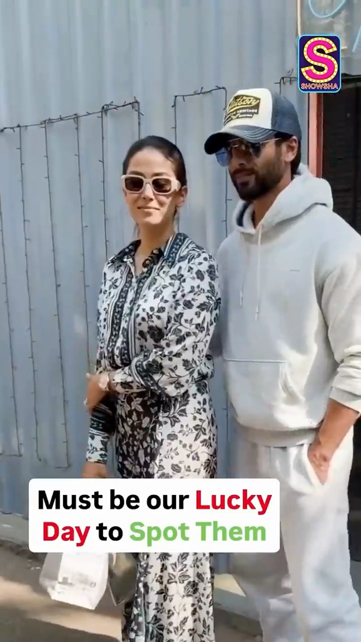 Bollywood Power Couple Shahid Kapoor And Mira Rajput Spotted In Mumbai | #shorts | N18S | News18