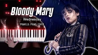 Lady Gaga - Bloody Mary (SPEED UP + HARD) | Wednesday Piano Cover