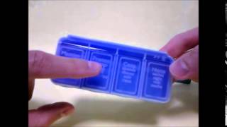 PillolBox® Porta Pillole giornaliero 4 scomparti