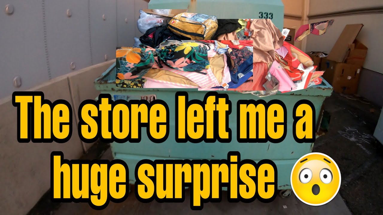 DUMPSTER DIVING - THE STORES LEFT ME A HUGE SURPRISE IN THE DUMPSTERS THAT YOU WON’T BELIEVE