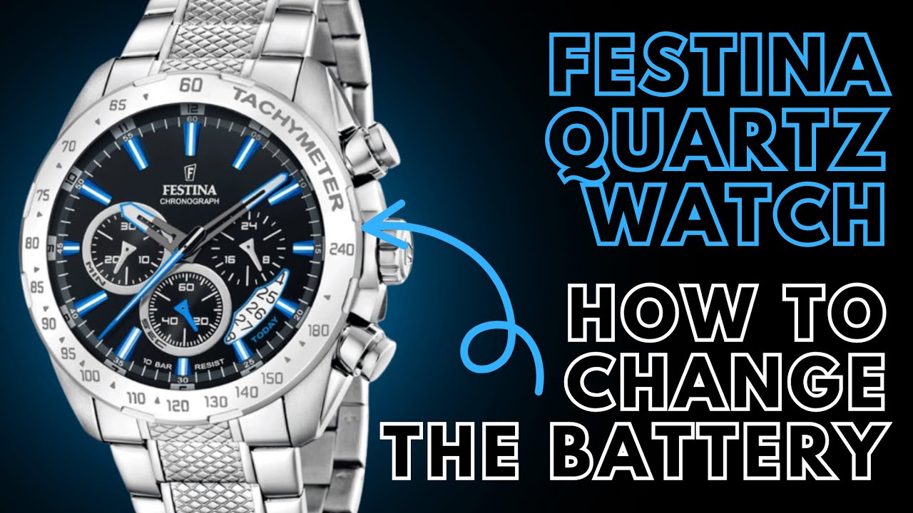 Festina Watch Battery Replacement | How to Replace the Battery on a Festina Watch
