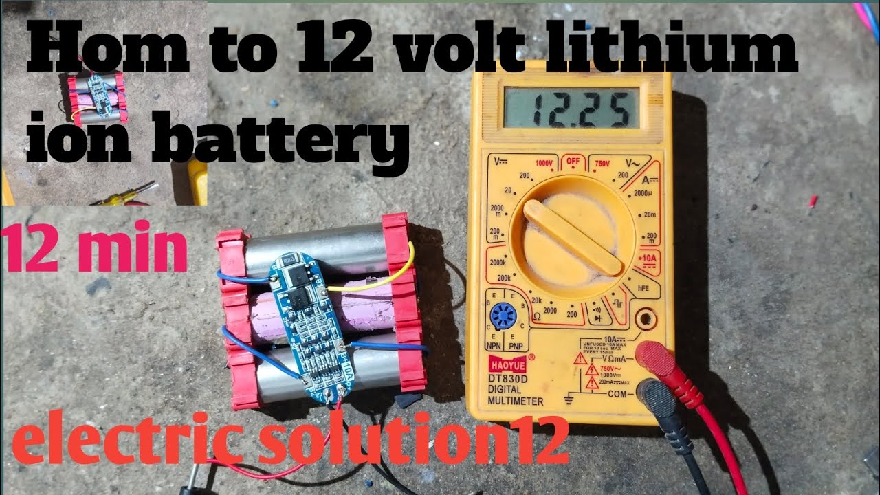 Hom to 12 volt lithium ion battery 12 volt lithium battery