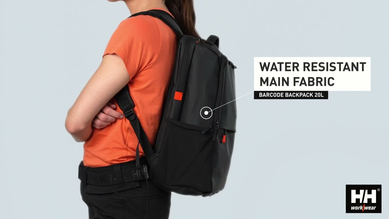 79581 BARCODE BACKPACK 20L 1 - YouTube