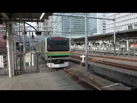 E231系近郊型　湘南新宿ライン横須賀線直通逗子行き　大崎駅入線