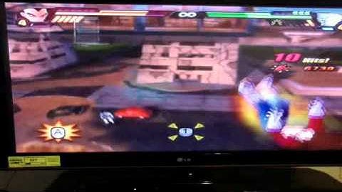 SSJ4 Gogeta VS Omega Shenron Part 1