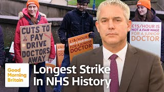 Longest Strike In NHS History: MP Steve Barclay On Junior Doctor Strikes | Good Morning Britain