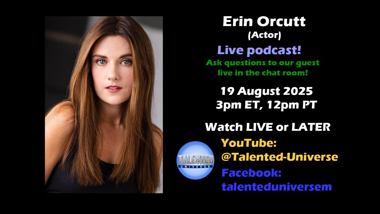 Erin Orcutt- (Actor, 'Two Alphas Are in Love with Me', 'Unwanted True Mate'), joins us live!
