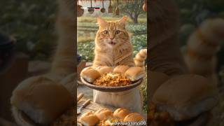 Village Cat Chef Cooks Amazing Pav Bhaji 🤯🔥#trending #shorts #pavbhaji #catchef #viral
