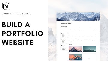How to Build: Portfolio Website in Notion? (+ free template)