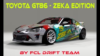 Toyota GT86 Zeka edition by FCL drift team - Assetto Corsa   download link
