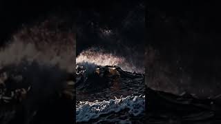 Dark Stormy Ocean Loop ⛈️ #whitenoise #ambient