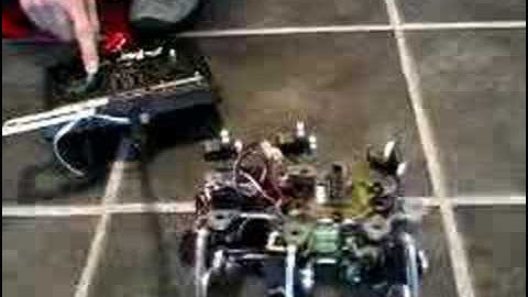 Hexapod Robot V3 Walking Under R/C Control