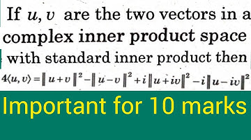Problem on inner product space in telugu@maths naresh eclass
