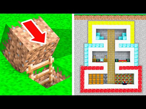 BOUW Je Eigen GEHEIME BUNKER CHALLENGE In MINECRAFT!