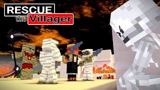 MONSTER SCHOOL |  RESCUE THE VILLAGER | PART 1 | MONSTER SCHOOL