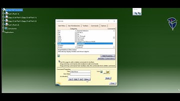 How to Customise Catia V5 User Interface part 2  (create shortcuts for commands)