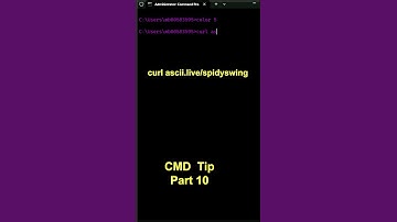 curl ascii live spidyswing #curl #ascii.live#spidyswing #curl #shortvideo #shorts #windows #coding