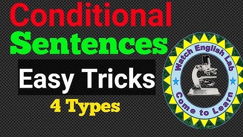 Conditional sentences and what are conditions and its types Urdu/ Hindi
