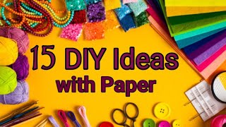 15 IDEAS | School Craft Ideas/DIY Crafts / Origami Ideas.