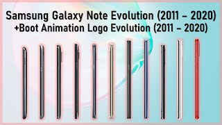 Samsung Galaxy Note Series & Boot Animation Evolution 2010-2020 4K