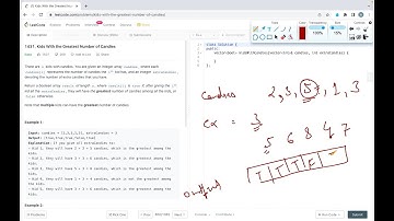 Kids With the Greatest Number of Candies | LeetCode 1431 | Cpp