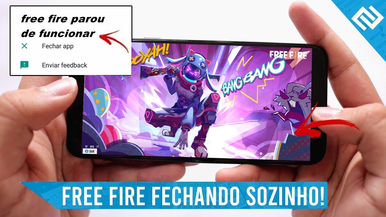 DICA! Como RESOLVER o PROBLEMA do FREE FIRE fechando SOZINHO no MEIO da ...