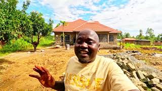 Mabanga Three Bedroom House is ready for finishing!! Plastering was tough