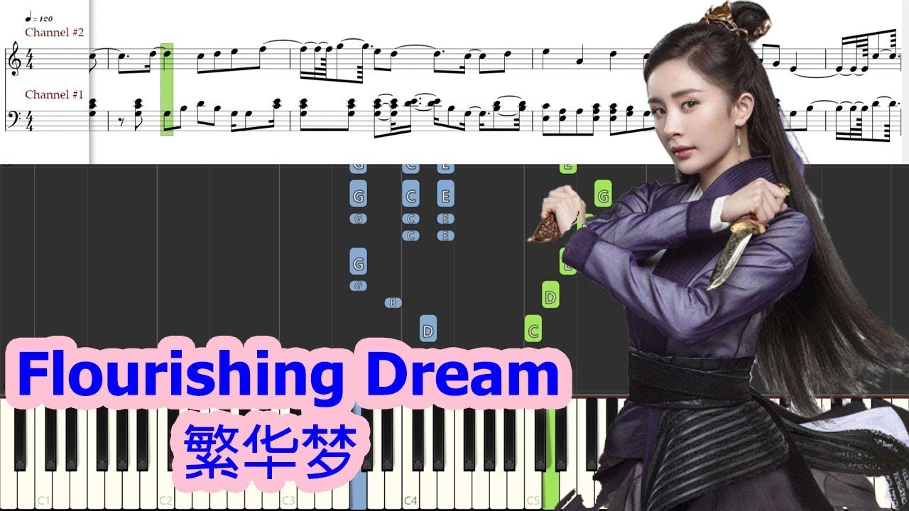 [Piano Tutorial] Flourishing Dream | 繁华梦 (Legend of Fuyao | 扶摇皇后) - Isabelle Huang
