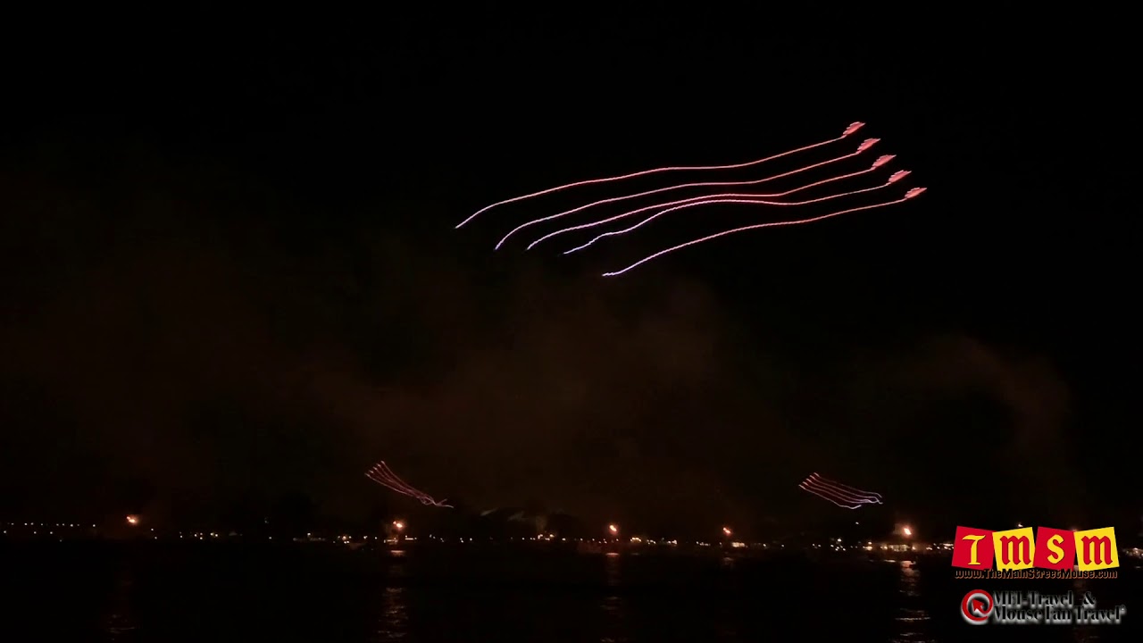 First Show of Epcot Forever from the Italy Pavilion - October 1, 2019