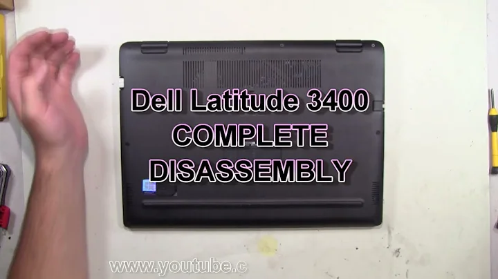 Dell Latitude 3400 How To Complete Take Apart Full Disassembly Nothing Left