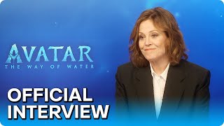 AVATAR: THE WAY OF WATER (2022) Sigourney Weaver Official Interview