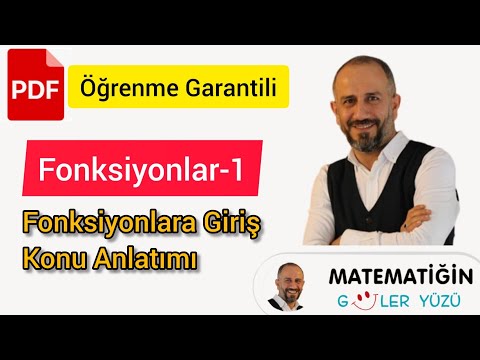 Fonksiyonlar-1 | Fonksiyon Tanımı ve Temel Sorular | Öğrenme Garantili