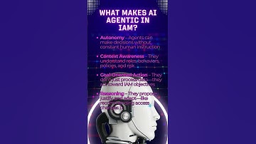 What makes AI, Agentic in IAM? #agenticai #IAM #ai