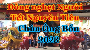 Khám Phá Tham Quan Trải Nghiệm Tết Nguyên Tiêu - Múa Lân Chùa Ông Bổn | Nhị Phủ Miếu 2023